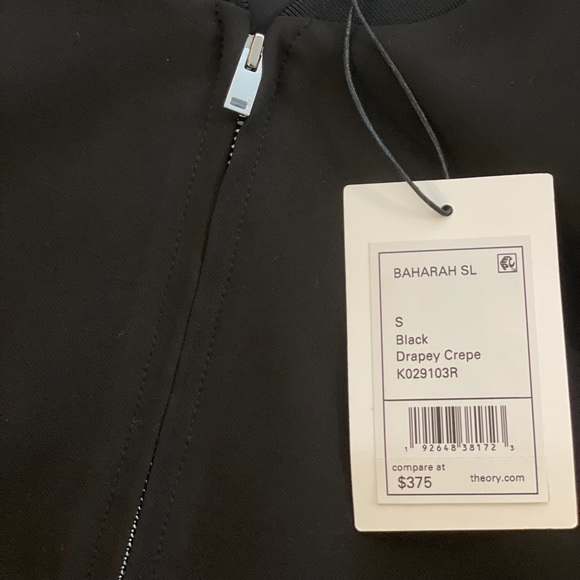 NWT Theory Bomber Jacket size L - Picture 9 of 11